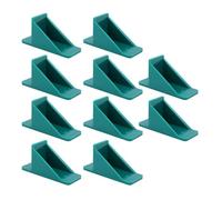 Alomejor Protectores de Nieve para Techos de Metal, Paquete de 10 Topes de Nieve para Techos de Goma para PC con Arandelas de Sellado y Tornillos, Diseño Curvo Reforzado para Remolques RV, Techo de