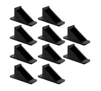 Alomejor Protectores de Nieve para Techos de Metal, Paquete de 10 Topes de Nieve para Techos de Goma para PC con Arandelas de Sellado y Tornillos, Diseño Curvo Reforzado para Remolques RV, Techo de