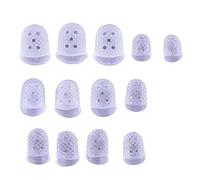 Alomejor Púas de Dedo de Guitarra Antideslizantes de Gel de Sílice Protectores de Punta de Dedo Pulidos Suaves para Principiantes, Material ABS Resistente Al Desgaste