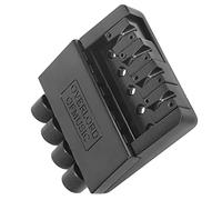 Alomejor Puente de bajo sin Cabeza de 4 Cuerdas Cola de Aleación de Zinc Duradera para una Afinación Precisa Adecuado para Bajistas Eléctricos con Kit de Instalación Completo Negro