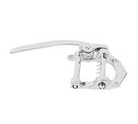 Alomejor Puente Vibrato Cordera, trémolo de aleación de zinc para guitarra eléctrica SG Tele con barra de fijación a rodillo y herramientas completas (plateado)