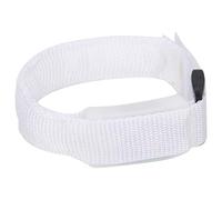 Alomejor Pulsera de Flash LED Ajustable para Nocturna, Banda de Torre Luz con Modo Luz 3 Velocidades, Ideal para Caminar y Andar en Bicicleta, Material Fibra PU (WHITE)