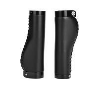 Alomejor Puños Bicicleta,Bloqueo Seguro,Manillar PU,Material Cuero y PU,for Ciclistas BMX y Montaña