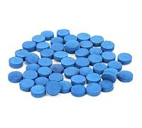 Alomejor Punta de Billar 50pcs Consejos de Taco de Billar Consejos de reemplazo del Palo de Billar Pool Blue Tacos de Billar(13mm)