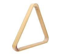 Alomejor Rack de Bolas de Billar Profesional en Madera Natural - Triángulo para Billar Inglés y Accesorio de Mesa de Billar Clásico, Ideal para Juego de Pool y Billar de 8 Bolas