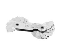 Alomejor Radius Gauge with Steel Dual Leaves for Accurate Measurement