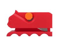 Alomejor Rascador Compacto para Gatos, Cortador de Cartón, Tamaño Portátil para Espacios Pequeños y Viajes (Rojo)