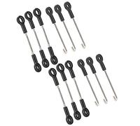 Alomejor RC Actualización de la Biela Conjunto de la Compensación Sostenible para Aviones V950 RC, 10 X Barras Conexión para Más 8 Años