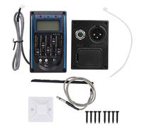 Alomejor Recogida de Guitarra de 5 Bandas Ajustable con Control de Sonido Claro para Músicos ABSMETAL 1 SET