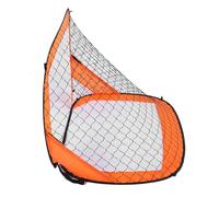 Alomejor Red de Fútbol, portería de Entrenamiento Plegable Portátil de Poliéster de Tela Oxford con Postes Resistentes y Clavijas de Acero Inoxidable, para Deportes Al Aire para Niños (Orange)