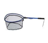 Alomejor Red de Pesca Flotante, Red de Aterrizaje de Peces de Aleación de Aluminio con Malla sin Nudos para una Liberación Segura de la Captura, Diseño Liviano Plegable para un Fácil (Blue)