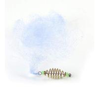 Alomejor Red de Pesca Nylon Fuerte Mano Fundido Fácil Tiro Red de Pesca con Cuentas Luminosas para Pesca Nocturna al Aire #