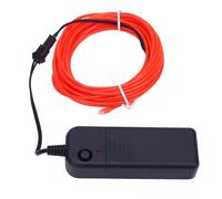 Alomejor Red EL Wire 16.4ft Flexible Cuttable Rope