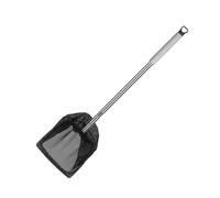 Alomejor Redes para Peces de Acuario, Malla Fina Extensible de Acero Inoxidable para Captura de Peces y Mantenimiento de Tanques, 1x (Grande)