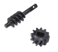 Alomejor Reemplazo de Engranaje Diferencial de Acero para SCX30, Piezas de Mejora de Orugas RC Escala 1/30 con Capacidad de Escalada Mejorada y Relación de Engranaje 2/13T para Ejes