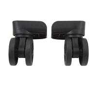 Alomejor Reemplazo de Rueda de Equipaje Fácil de Instalar y Mano de Obra Exquisita, 2 Ruedas Silenciosas para Reparación de Equipaje