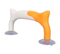 Alomejor Regla Agarre Fuerte Ventosa Ergonómica Fácil Montaje para Coser Patchwork Alta Seguridad ABS PVC 13.2x8cm