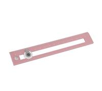 Alomejor Regla de Brújula Geométrica Regla de Dibujo de Estudiante de Alta Precisión para Estudiantes Plástico 6.7 X 1.2 X 0.2 Pulgadas (PINK)