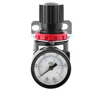 Alomejor Regulador de Presión de Aire, Control de Presión de Aleación de Aluminio para Herramientas Neumáticas y Compresores 0,05-1 Mpa Ideal para Taller