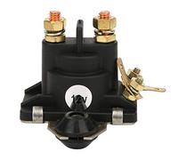 Alomejor Relé de Arranque Relé de Arranque de Motor de 12 V para Fueraborda de 25 a 40 de 4 Tiempos, Negro de 4 Terminales, Reemplaza a 65W81941, Fácil Instalación para Reparación de Motores Marinos