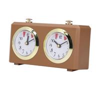 Alomejor Reloj de Ajedrez Digital Profesional Retro, Temporizador de Ajedrez Mecánico para Partidos, Temporizador Portátil para Instituciones de Entrenamiento (Broncearse)