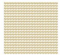 Alomejor Remaches de Púa 400 Juegos de Pernos Cuadrados de 4MM-7MM para Accesorios de Artesanía de Cuero, Material de Latón Duradero para Bolsos Zapatos Cinturón, Color Oro/Plata/Pistola, Artesanía