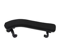 Alomejor Reposabrazos de Goma Negra, Cómodo, Duradero y Ajustable para Violín, Soporte 3/4 4/, Posición Ideal para Músicos