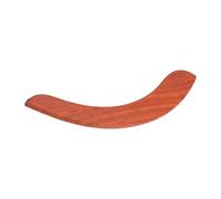 Alomejor Reposacabezas ergonómico de madera con respaldo autoadhesivo para guitarra acústica de 4 cuerdas, soporte para antebrazo y protector de sudor (Padauk) rojo