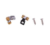 Alomejor Retenedor de Cuerda de Aleación de Zinc de Lámina de Lámina de de Guitarra de Guitarra, 2 X Tornillo para Accesorios de Eléctrica