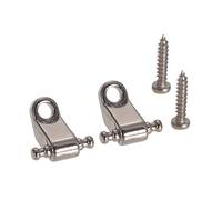 Alomejor Retenedor de Cuerdas de Rodillo, Guía de Cuerdas de Guitarra de Metal con Tornillos de Montaje para Piezas de Repuesto de Accesorios de Guitarra Eléctrica