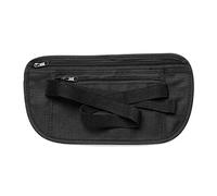 Alomejor Riñonera, Riñonera para Correr de Malla Transpirable Liviana de Gran Capacidad para Correr Senderismo Deportes Al Aire, con Cinturón Elástico Ajustable (Black)