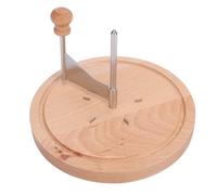 Alomejor Rizador de Queso, Afeitadora en Espiral Duradera de Acero Inoxidable para Fiestas y Postres, Afeitadora de Flores de Queso de Madera de Haya para Uso Doméstico