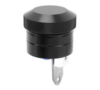 Alomejor Robusto del de Aceite de Cadena Motor, Tanque de Propagación Práctica para Protección de Cadena, Metal Rojo/negro/azul, Generalmente Adecuado para Motocicleta y Bicicleta (BLACK)