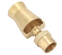 Alomejor Rociador de Boquilla de Fuente de Cobre de para Plazas Públicas, Rociador de Estanque Decorativo en Forma de Cedro de 5,5x2,0 Pulgadas