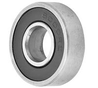 Alomejor Rodamientos de Bolas de Alta Precisión 10 Piezas 6000RS para Aplicaciones Automotrices e Industriales 10x26x8 Mm