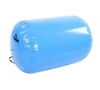 Alomejor Rodillo de Aire Inflable, Ayuda de Entrenamiento de PVC para Porristas y Volteretas, 0,6x0,8 M, Perfecto para Ejercicios de Gimnasio en Casa para Niños (BLUE)