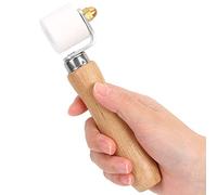 Alomejor Rodillo Manual Duradero de PTFE de 28 Mm con de Madera, Herramienta de Soldadura Resistente a Altas Temperaturas, Ideal para Soldadura de Membrana Impermeable de PVC, Diseño Ergonómico para