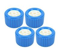 Alomejor Rodillo para Remolque de Barcos, Rodillo Oscilante Acanalado, Material PP de Alta Temperatura, para Remolques Marinos y de Yates, 4 Piezas 108x75x19 Mm