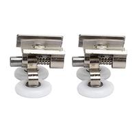 Alomejor Rodillos para Puerta de Ducha Ruedas de Polea de Aleación de Zinc Duraderas para Puerta Corredera de Baño 26 Mm de Diámetro 3 Unidades