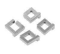 Alomejor Rompecabezas de Juguete de Metal, Rompecabezas Entrelazado de Desbloqueo 3D Galvanizado de Aleación de Zinc con Diseño Portátil para Aliviar el Estrés de Adultos
