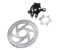 Alomejor Rotor de Freno de Disco para Bicicleta 140mm, Diseño Hueco de Acero Inoxidable con 6 Agujeros de Montaje, Estructura Flotante, Compatible con y Bicicletas de Carretera, Freno d