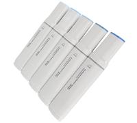Alomejor Rotuladores Jumbo de Cabeza Ancha sin Pelusa para una Absorción Uniforme de Tinta para Pintura para Adultos o Niños, 5 uds. (color azul)