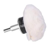 Alomejor Rueda de Paño de Pulido con Tipo Hongo Blanco Ideal para Pulir y Pulir Joyería de Metal Cerámica 50 Mm 75 Mm 100 (Tipo seta 75mm)
