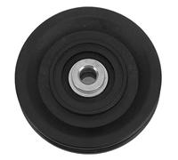 Alomejor Rueda de Polea de Nailon Silenciosa y Duradera de 3,5 Pulgadas para Elevadores de Escaleras y Puertas de Garaje, Paquete de 10, Color Negro