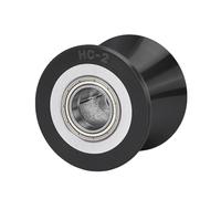 Alomejor Rueda de Polea para Equipos de Gimnasio de 62 Mm, Plástico y Acero Inoxidable, Pieza de Repuesto de Funcionamiento Suave para Uso en Gimnasios Domésticos y Comerciales