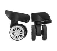 Alomejor Rueda Universal, Material ABS, Lanzador de Troncos de Reemplazo Incluye Múltiples Tornillos para la Maleta