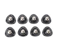 Alomejor Ruedas Autoadhesivas para Muebles con Bola de Acero Grande, Rotación de 360 grados, 8 Piezas ABS de 40x21 Mm para Mesitas de Noche, Maceteros