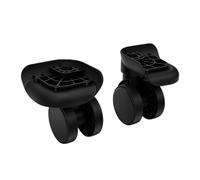 Alomejor Ruedas de Equipaje de Repuesto con Tornillos de Doble, Ruedas Giratorias Silenciosas para Maleta, ABS, Absorción de Impactos, Fácil Instalación de Bricolaje, Marcha Suave, para