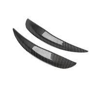 Alomejor Ruedas Neumáticos Tira de Cejas Resistente a Arañazos para 23 Cm 2 Piezas ABS Premium Resistente a la Intemperie Guardabarros Flare Trim (Fibra de carbon)