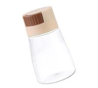 Alomejor Salero Dispensador de Especias Cuantitativo Multifuncional para Suministros de Cocina Botella de Condimento de Plástico Diámetro de la Cubierta de 4,7 Cm y Diámetro Inferior de 6 Cm (Beige)
